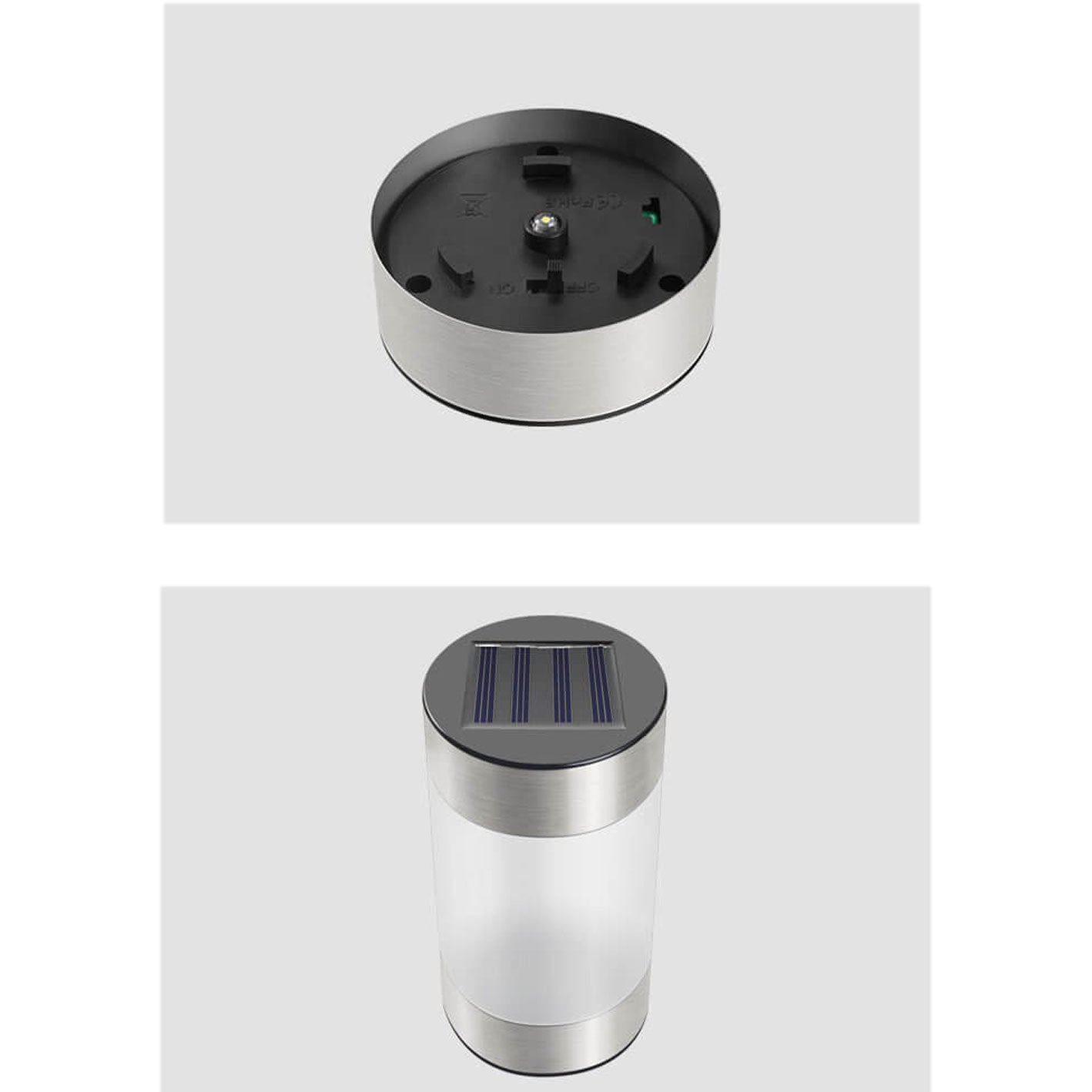 Modern White Outdoor Stake Light