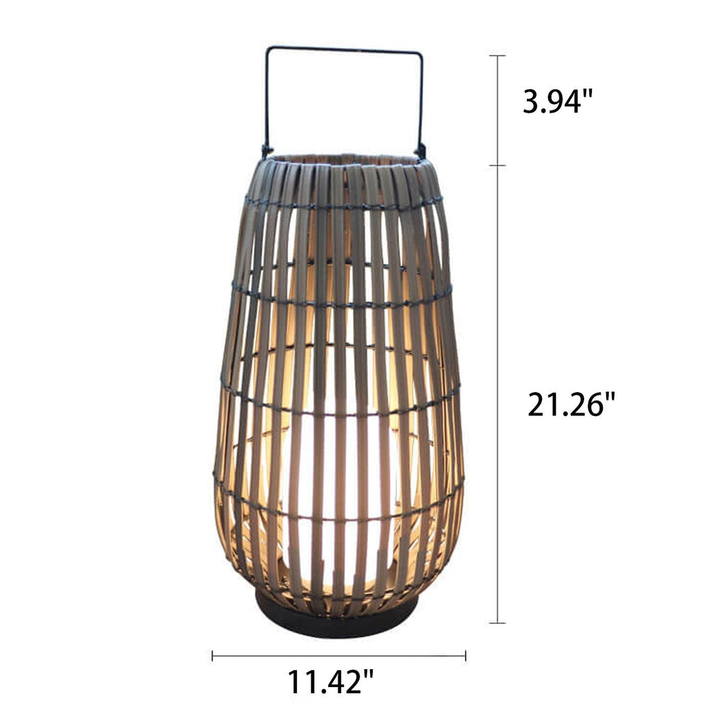 Modern Rattan Outdoor Stake Light