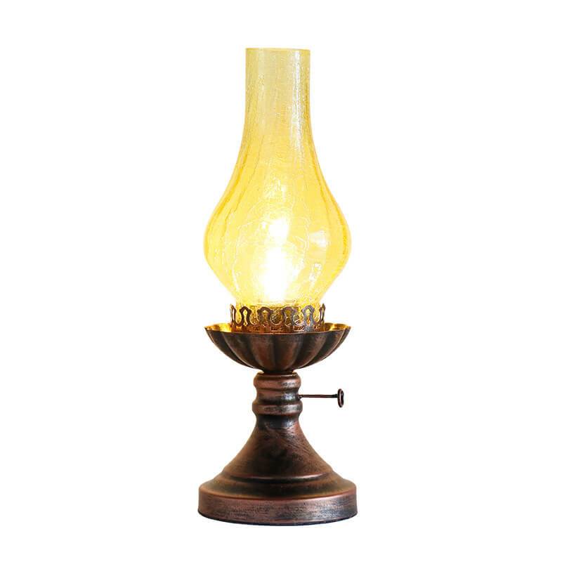 Vintage Antique Kerosene Oil Lamp Classic 1-Light Table Lamp
