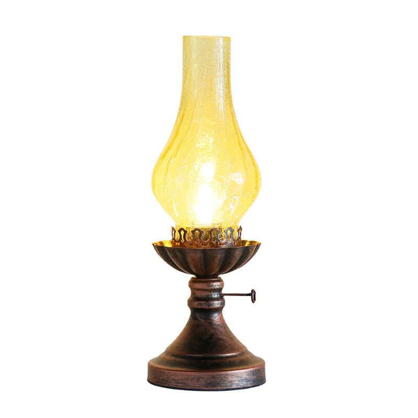 Vintage Antique Kerosene Oil Lamp Classic 1-Light Table Lamp