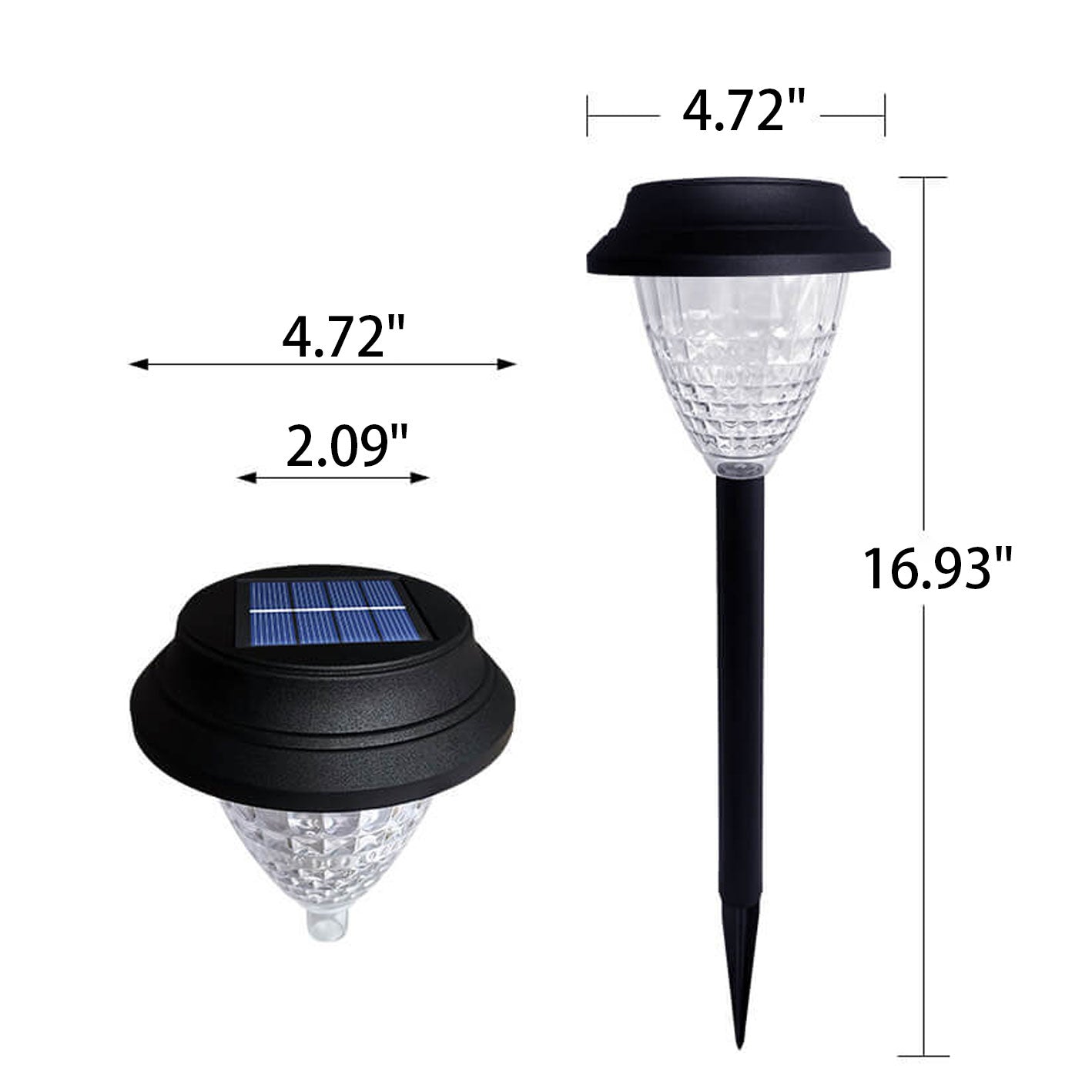 Modern Black Outdoor Stake Light