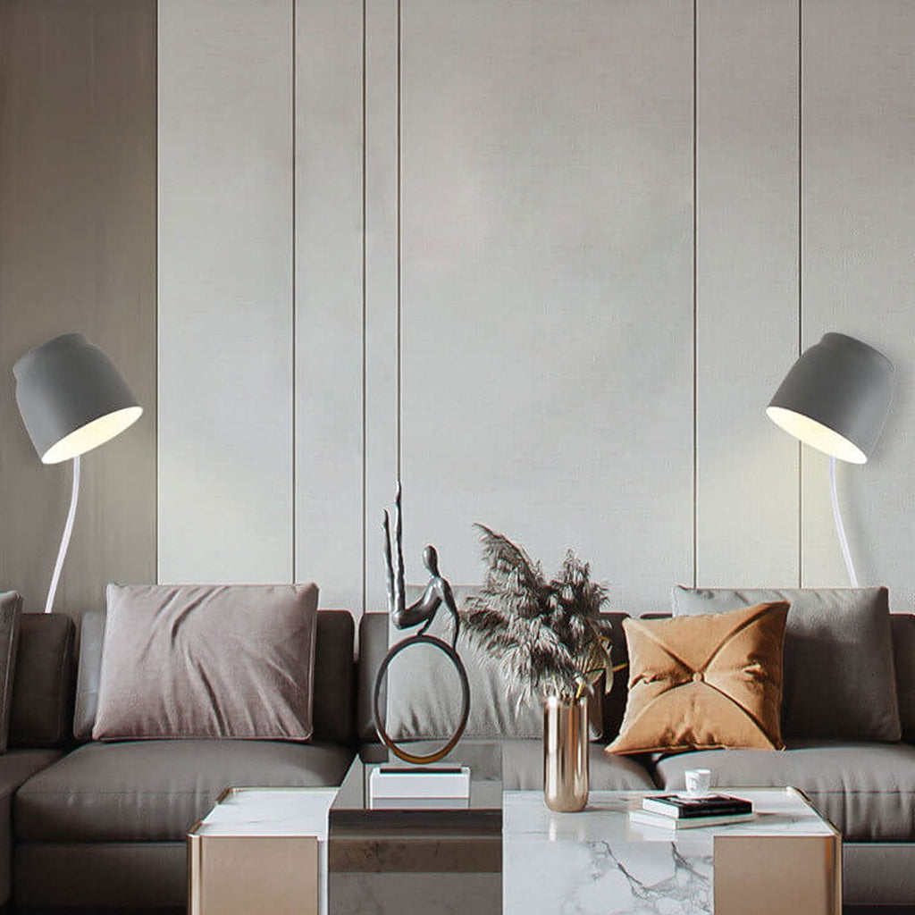 Nordic Minimalist Column Barrel Rotatable Wall Sconce