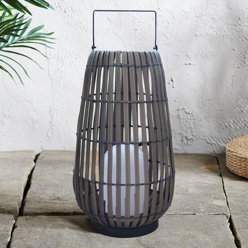 Modern Rattan Outdoor Stake Light