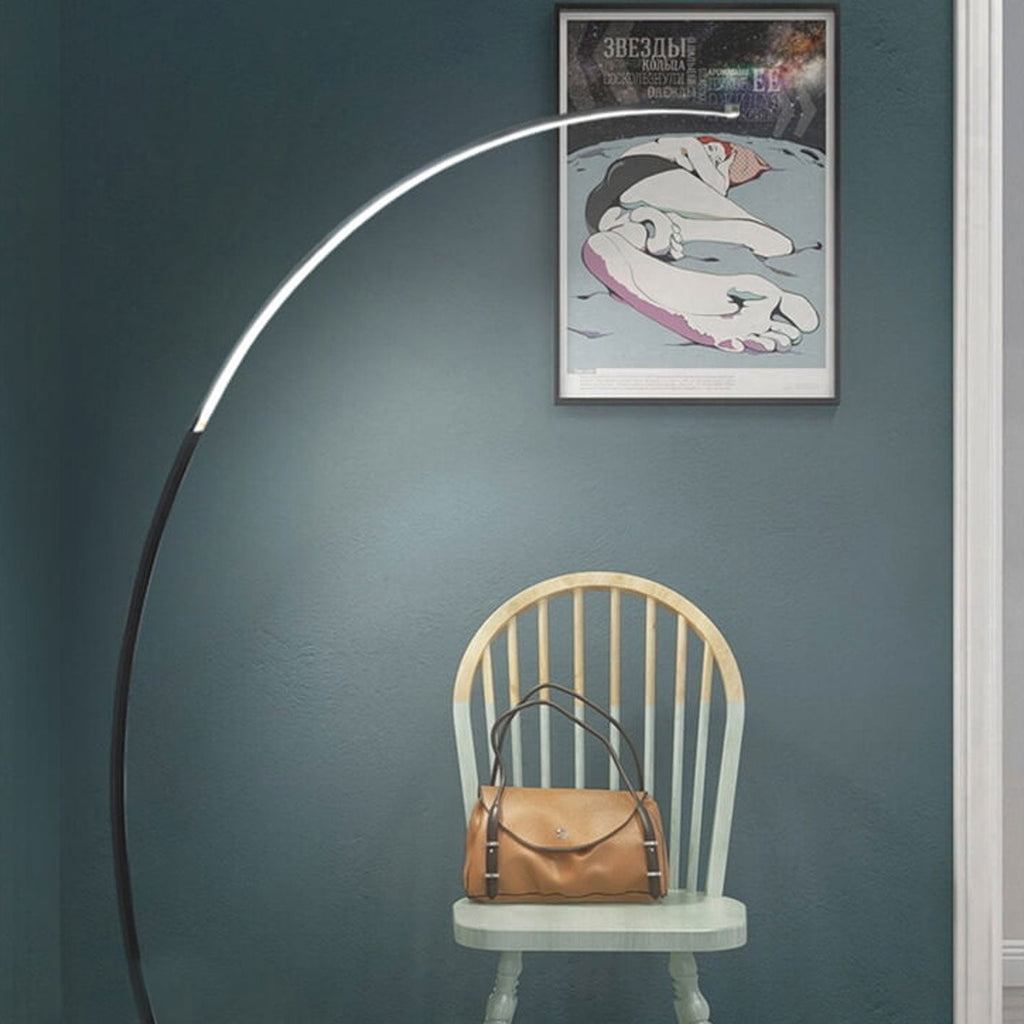 Sleek Modern White Floor Lamp