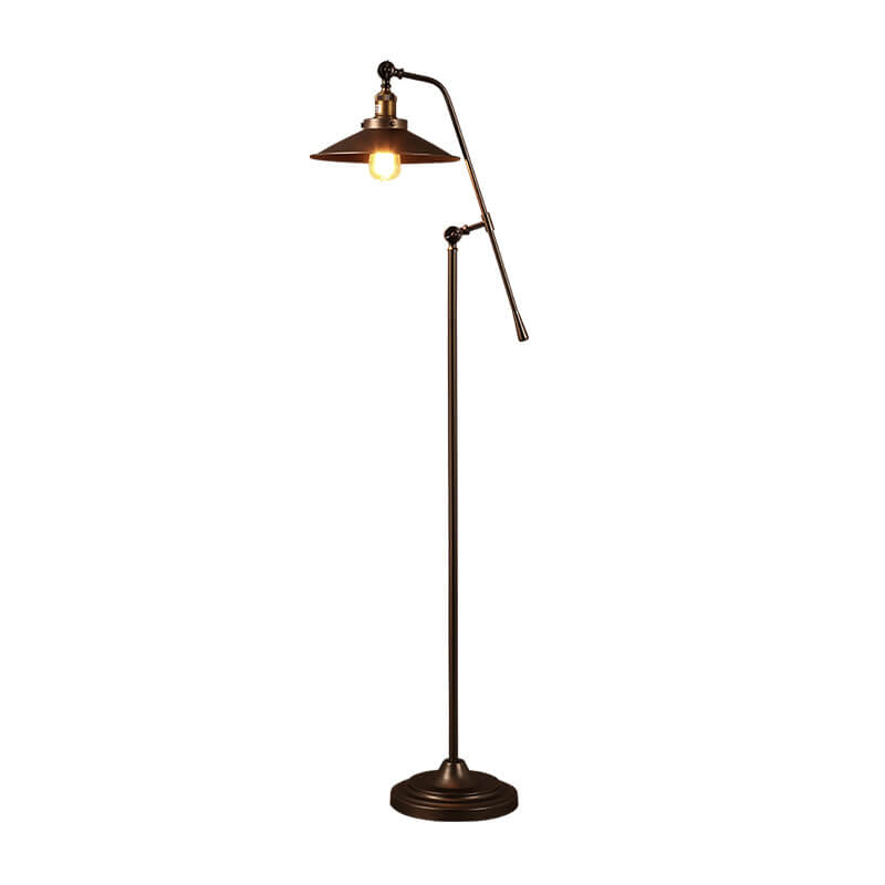 Industrial Bronze Floor Lamp