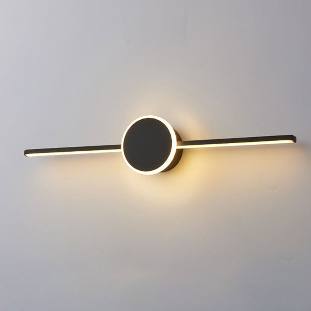 Nordic Minimalist Long Disc LED Bathroom Vanity Wall Sconce