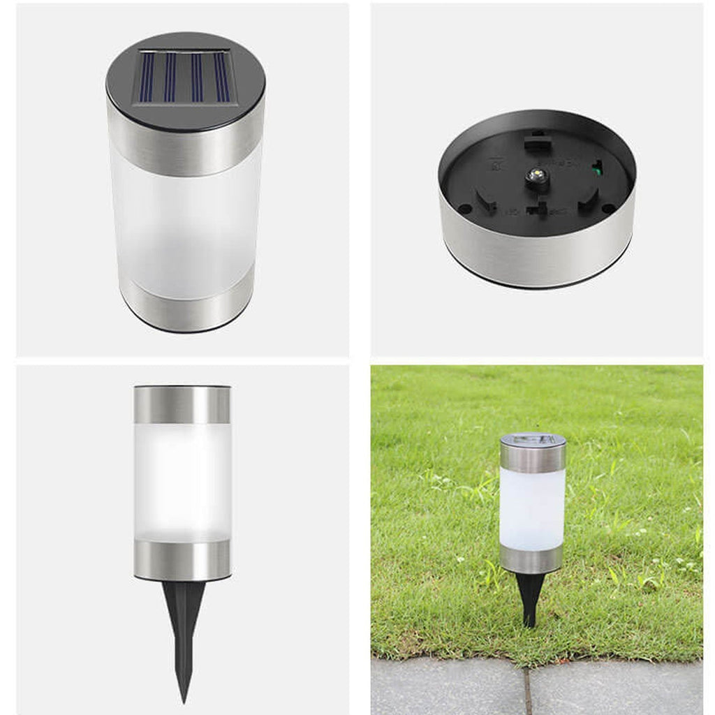 Modern White Outdoor Stake Light