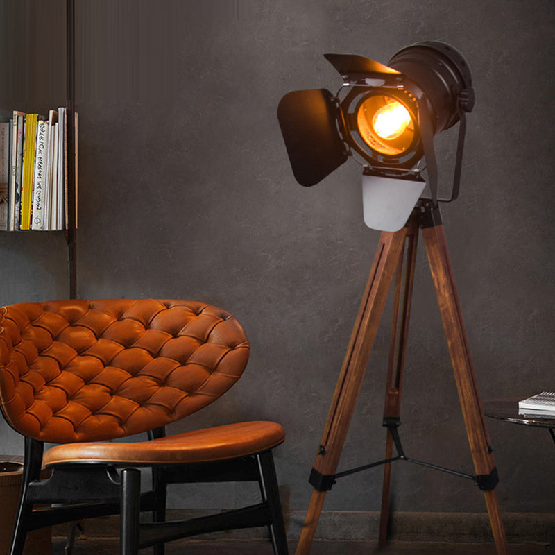 Contemporary Black Floor Lamp