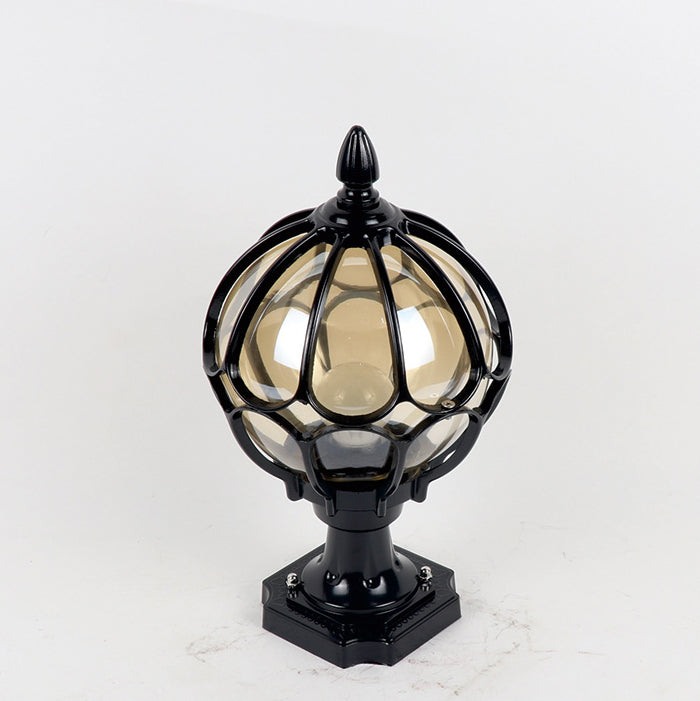 Simplicity Round Waterproof Aluminum Glass Outdoor Light