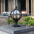 Simplicity Round Waterproof Aluminum Glass Outdoor Light