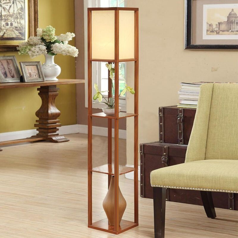 Modern Minimalist Brown Floor Lamp