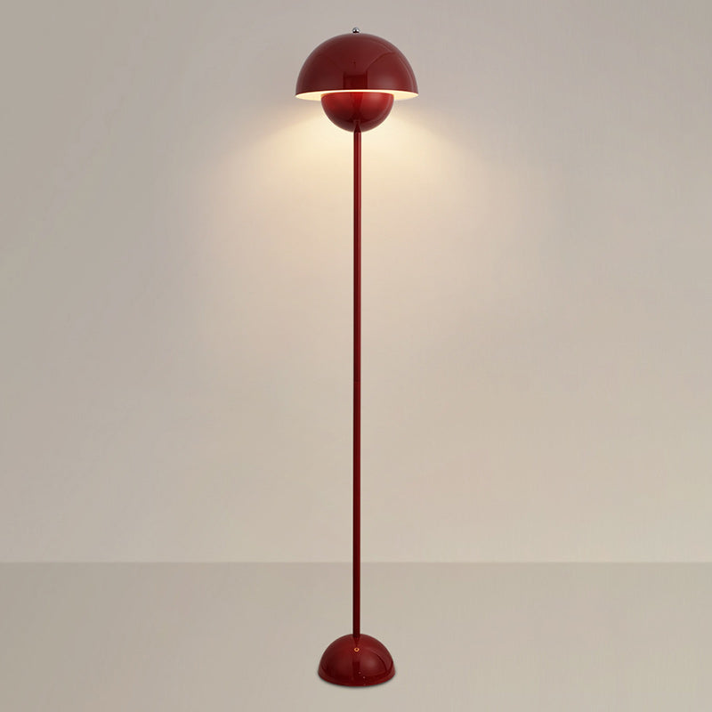 Scandinavian Red Floor Lamp
