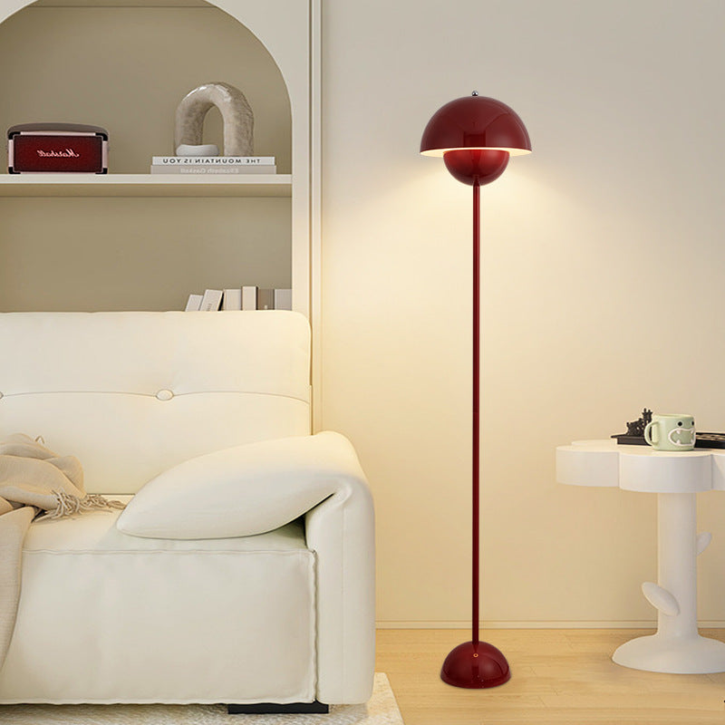 Scandinavian Red Floor Lamp