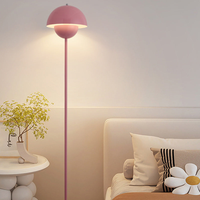 Scandinavian Red Floor Lamp