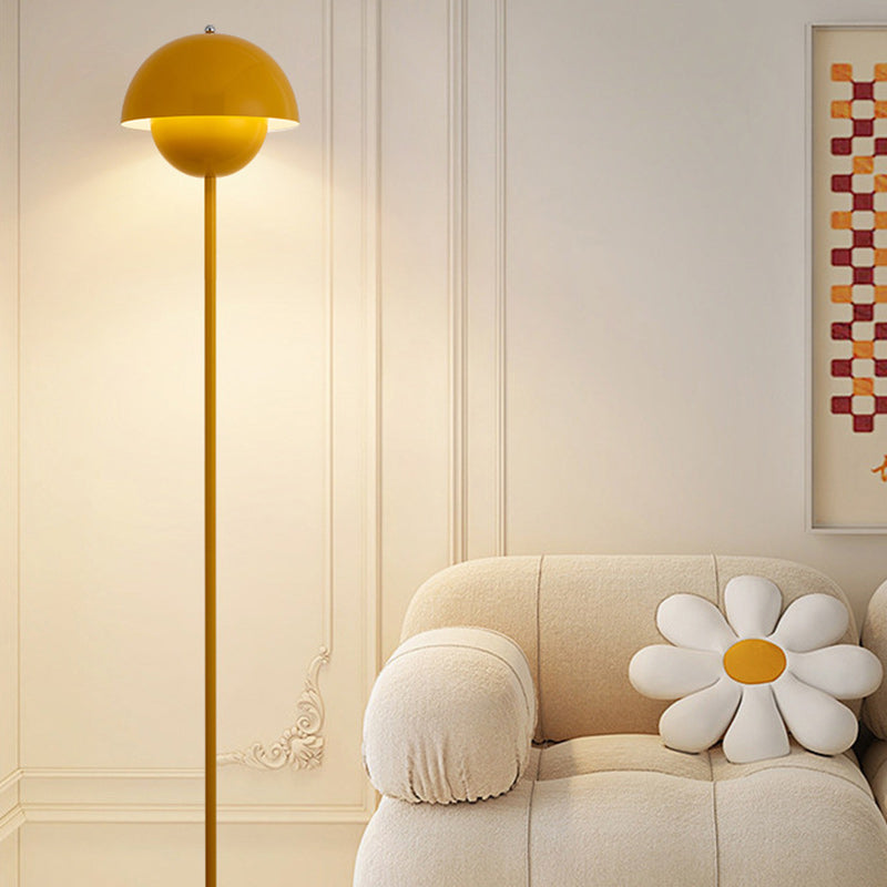 Scandinavian Red Floor Lamp