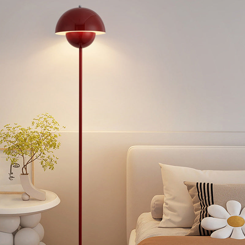 Scandinavian Red Floor Lamp