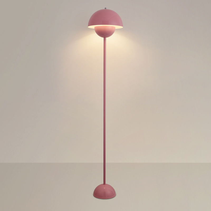 Scandinavian Red Floor Lamp