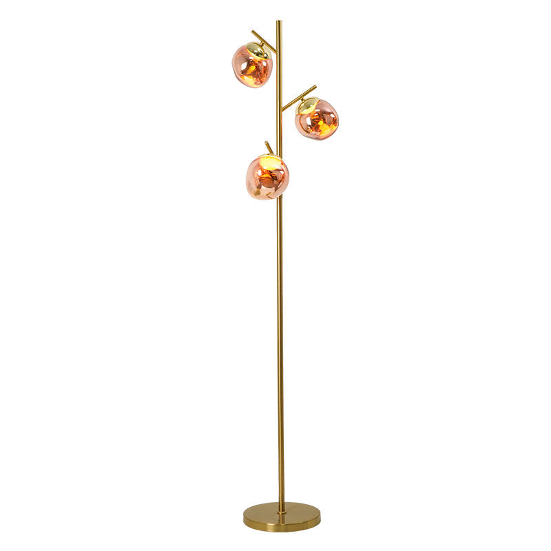 Nordic Chrome 3-Light Floor Lamp