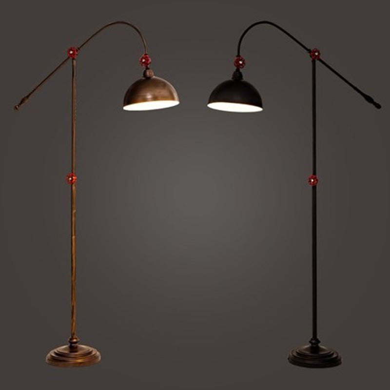 Industrial Black Floor Lamp