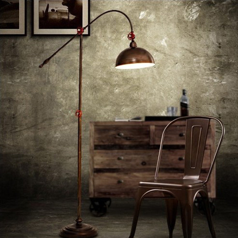 Industrial Black Floor Lamp