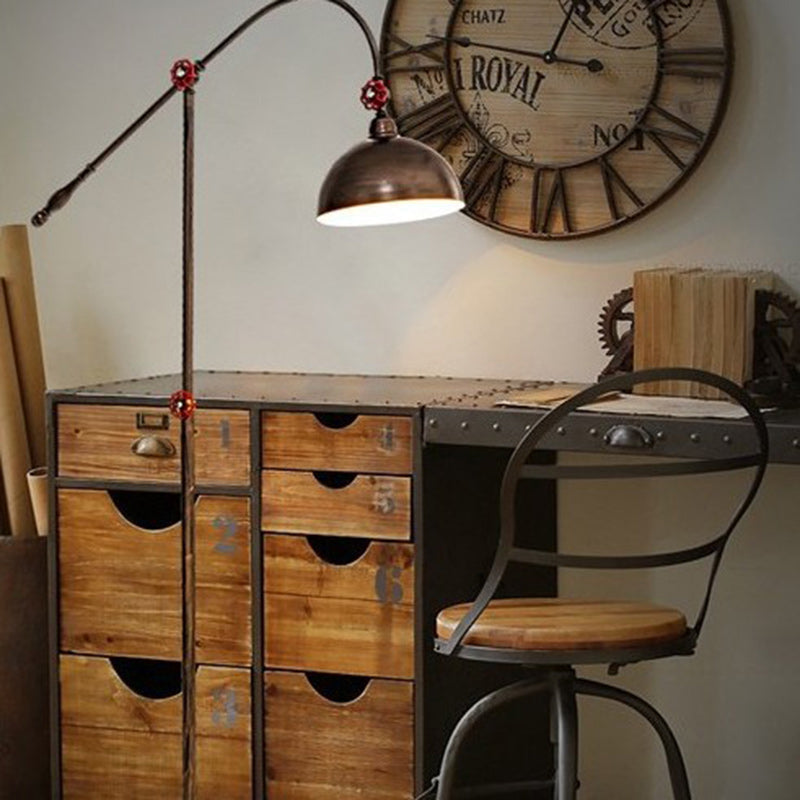 Industrial Black Floor Lamp
