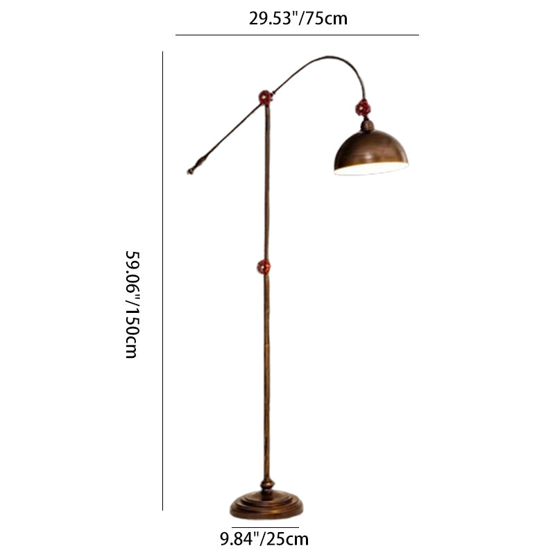 Industrial Black Floor Lamp