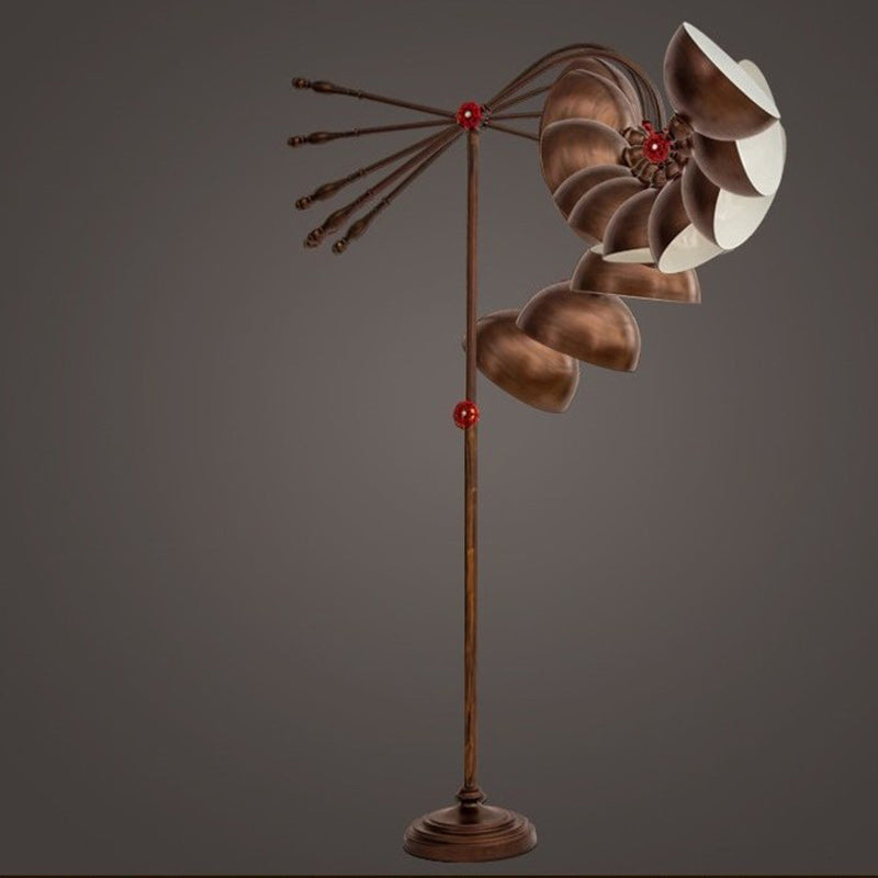 Industrial Black Floor Lamp