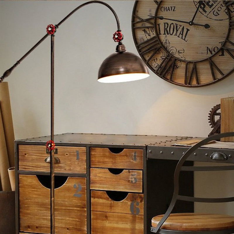 Industrial Black Floor Lamp