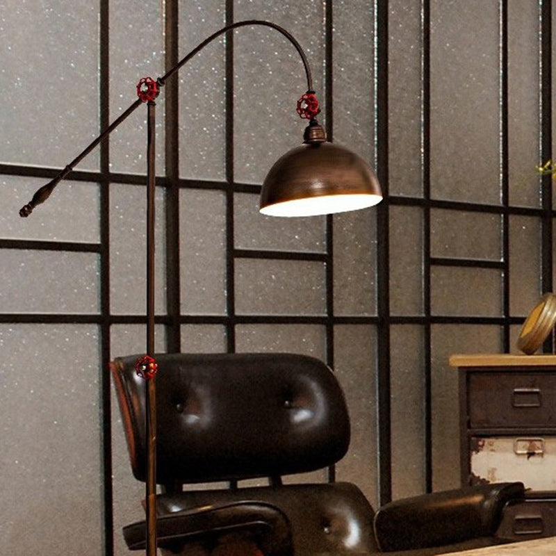 Industrial Black Floor Lamp