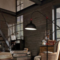 Industrial Black Floor Lamp