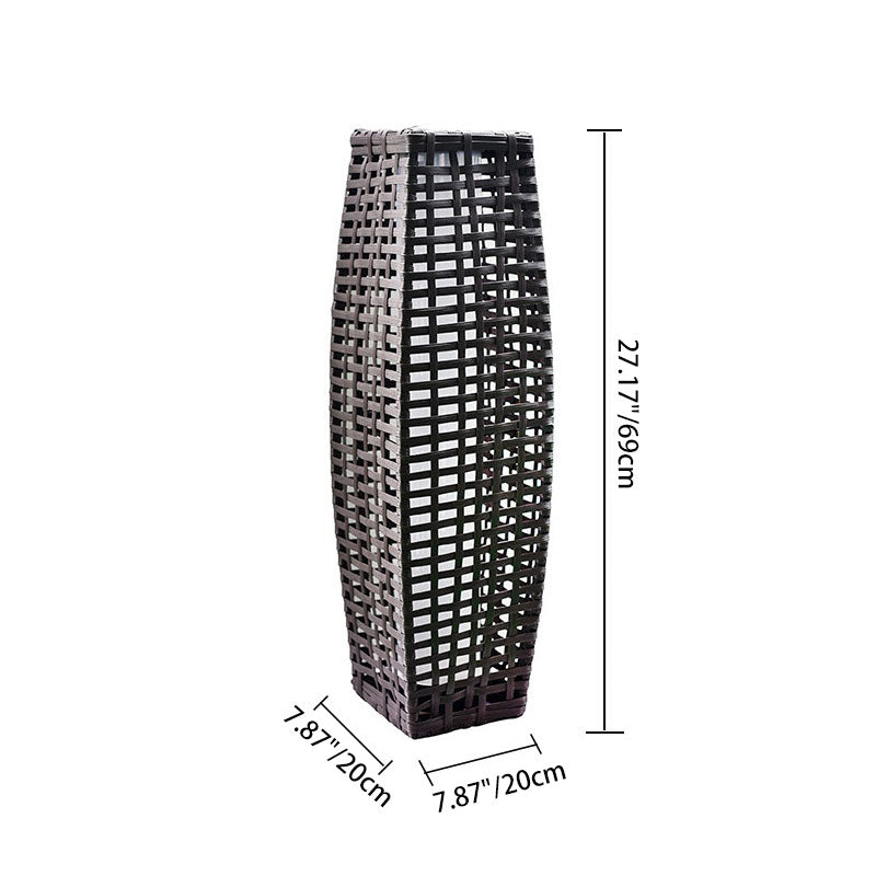 Art Deco Black Outdoor Stake Light