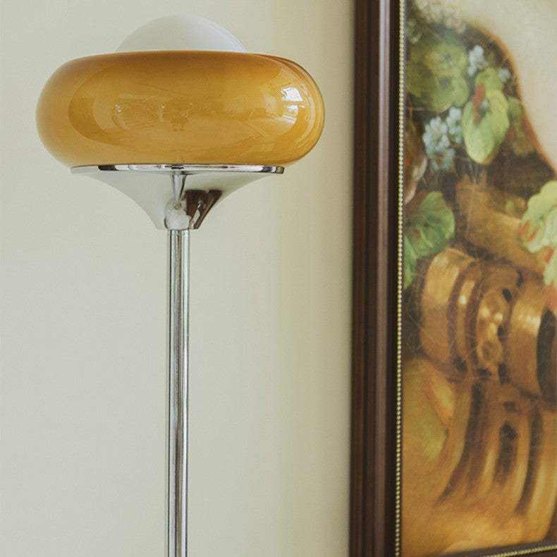 Contemporary Caramel Floor Lamp