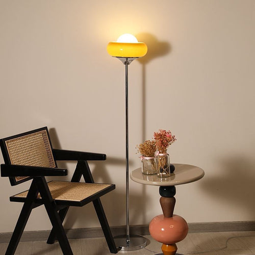 Contemporary Caramel Floor Lamp