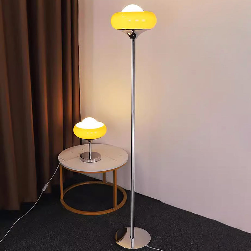 Contemporary Caramel Floor Lamp