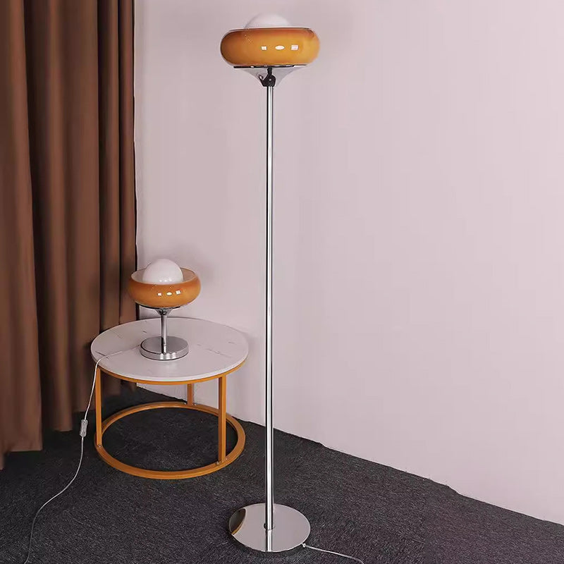 Contemporary Caramel Floor Lamp