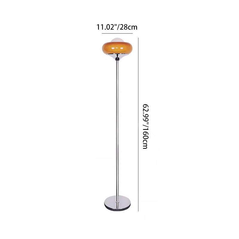 Contemporary Caramel Floor Lamp