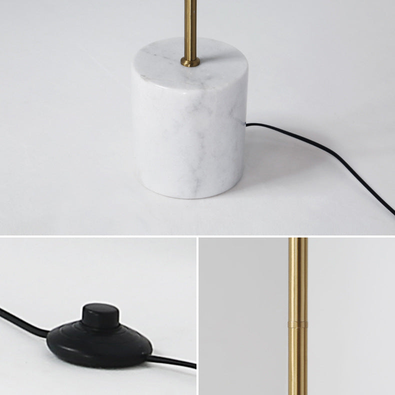 Nordic White 2-Light Floor Lamp