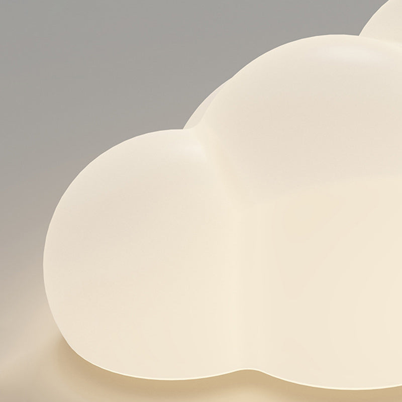Contemporary Creative PE Iron Cloud-Shaped LED Wall Sconce