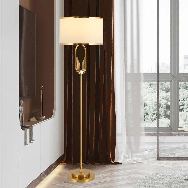 Scandinavian White Floor Lamp