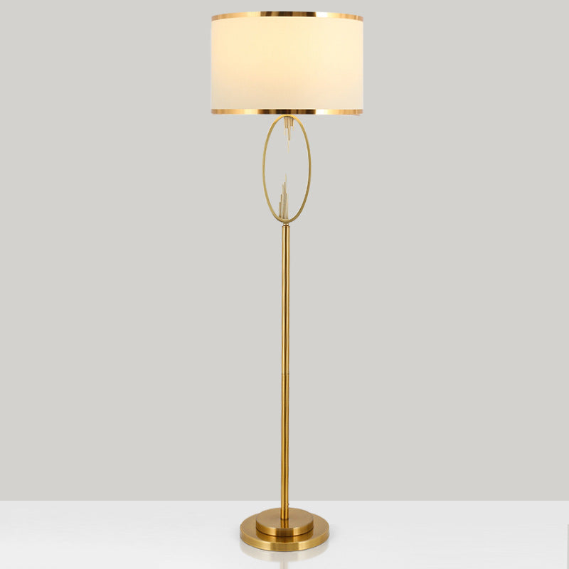 Scandinavian White Floor Lamp