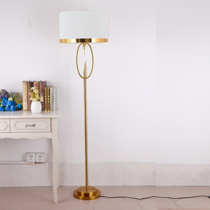 Scandinavian White Floor Lamp