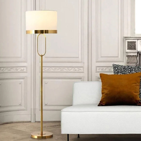 Scandinavian White Floor Lamp