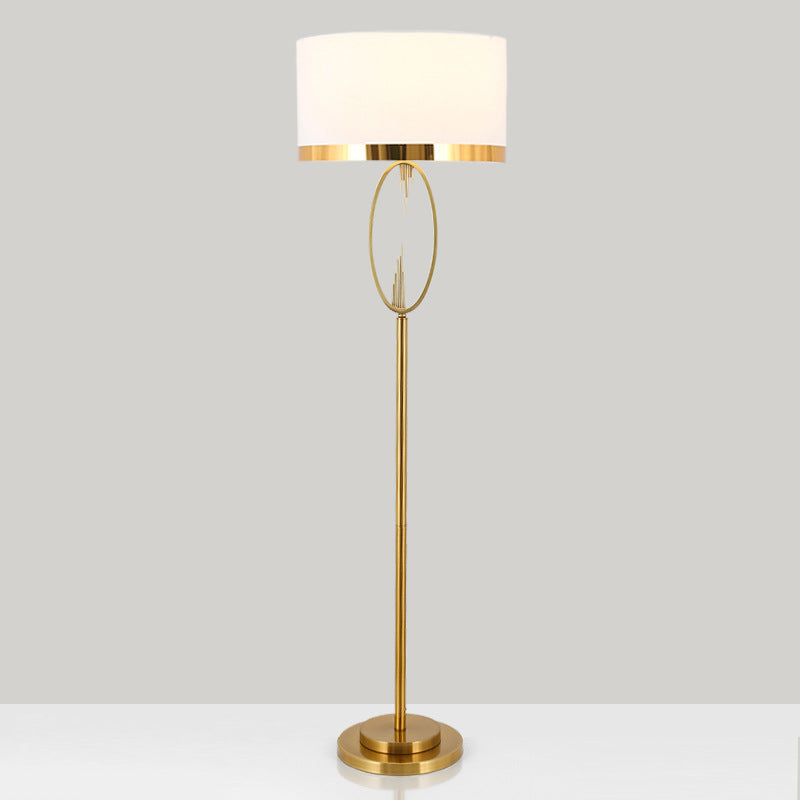 Scandinavian White Floor Lamp