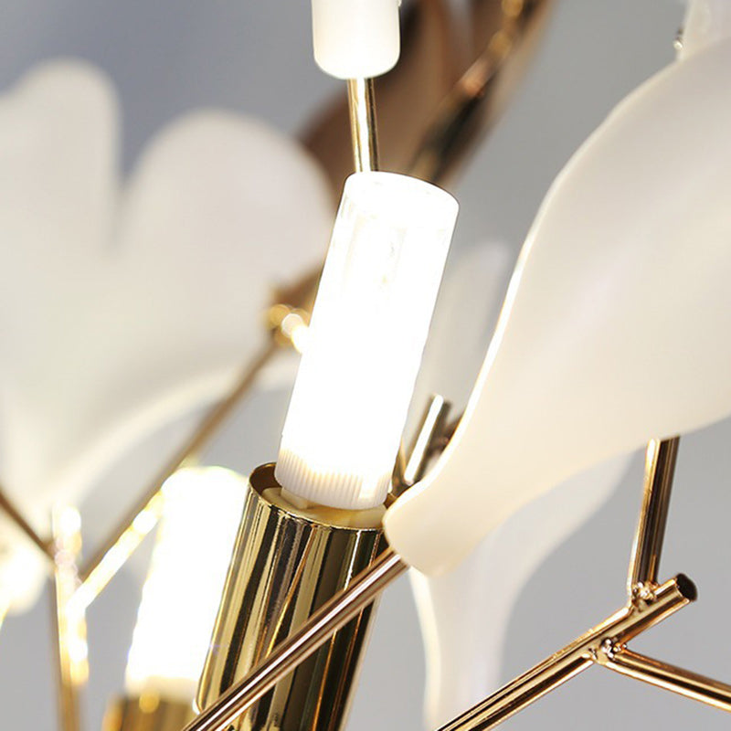 Contemporary Gold 5-Light Floor Lamp