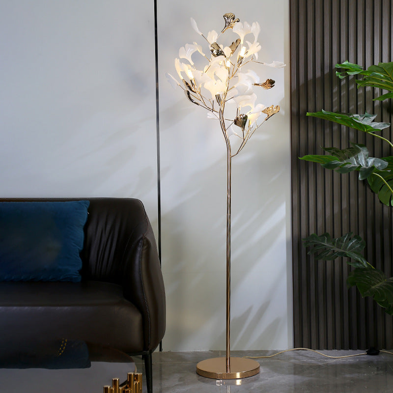 Contemporary Gold 5-Light Floor Lamp