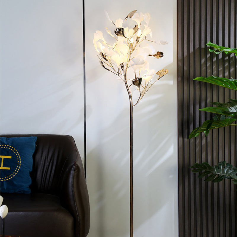 Contemporary Gold 5-Light Floor Lamp