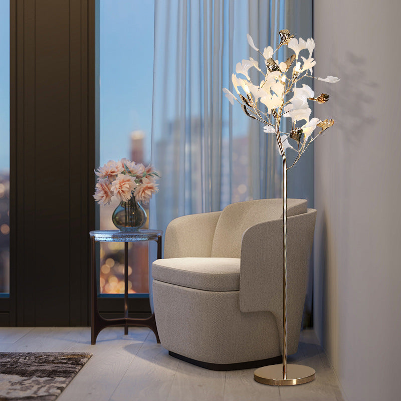 Contemporary Gold 5-Light Floor Lamp