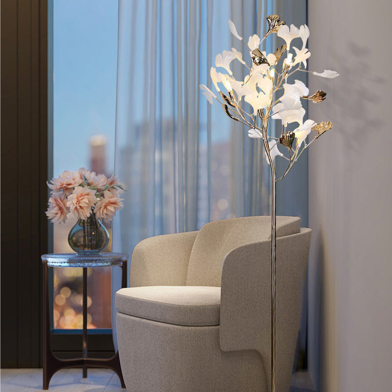 Contemporary Gold 5-Light Floor Lamp