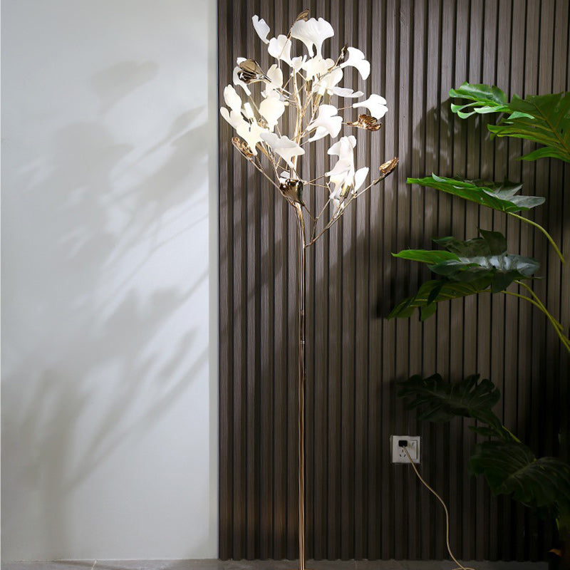 Contemporary Gold 5-Light Floor Lamp