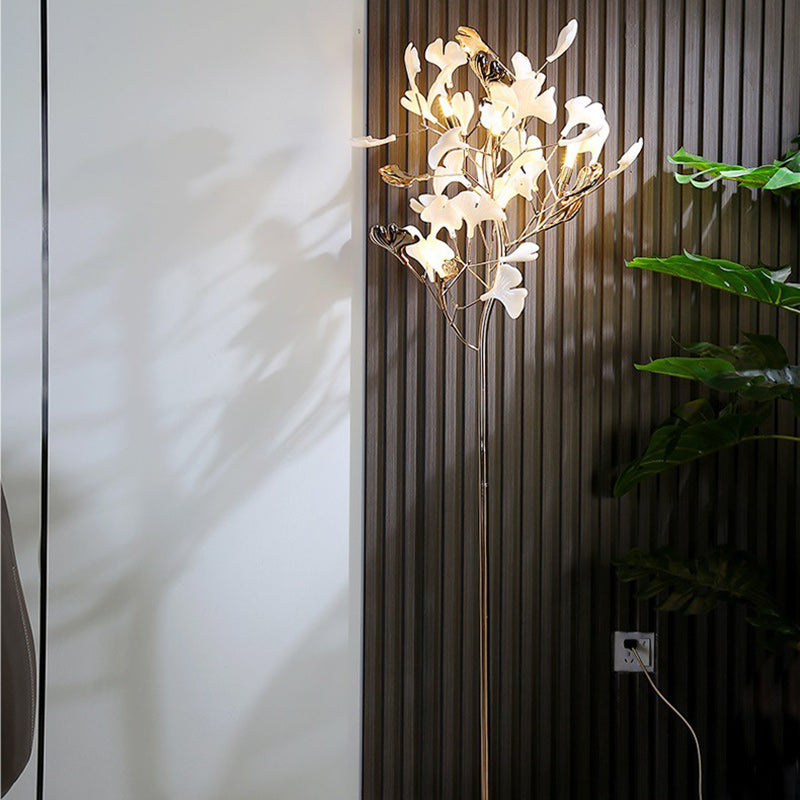 Contemporary Gold 5-Light Floor Lamp